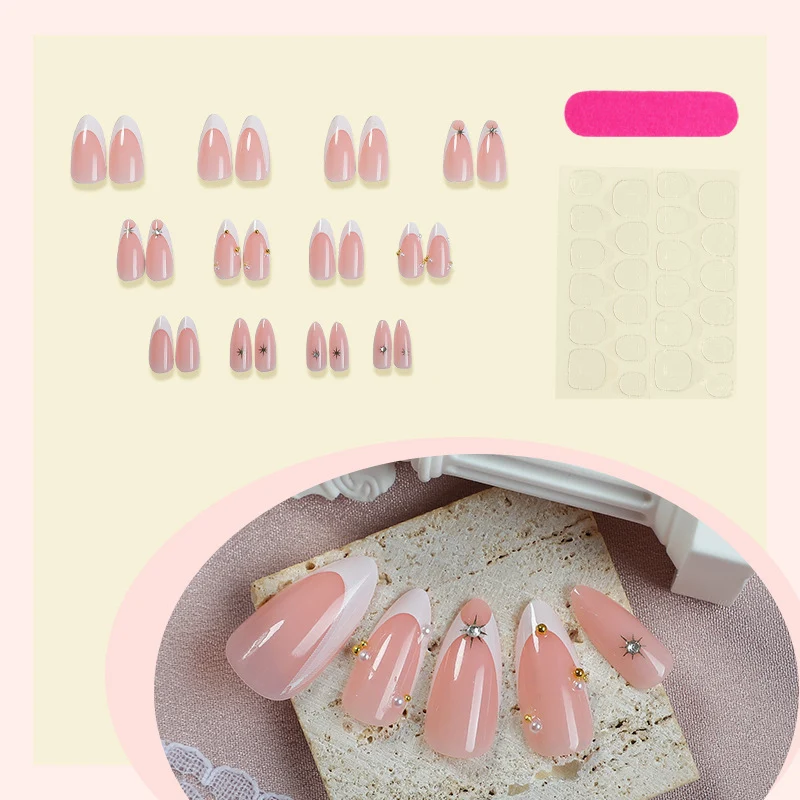 Kunstnagelset mit eleganten Swarovski-Elementen Karnz