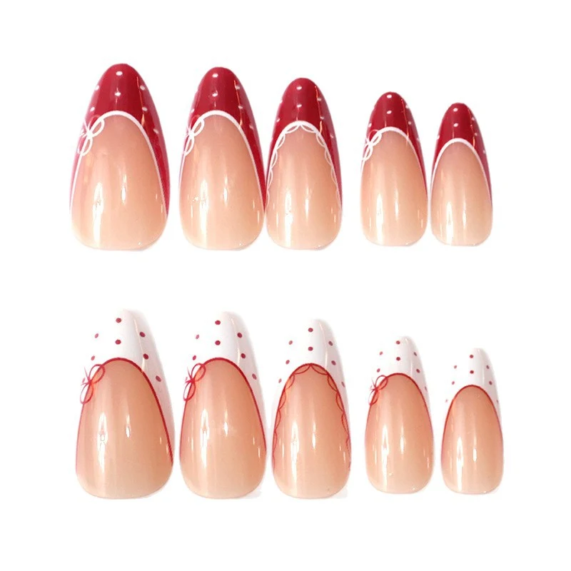 Künstlerische französische Spitzen-Nagelkunst-Verstärkungen Karnz