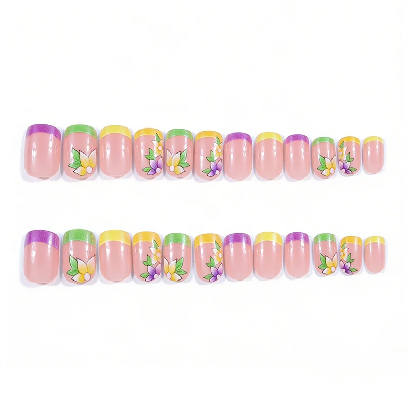 Künstlerisches Floral-Nagelkunst-Set Karnz