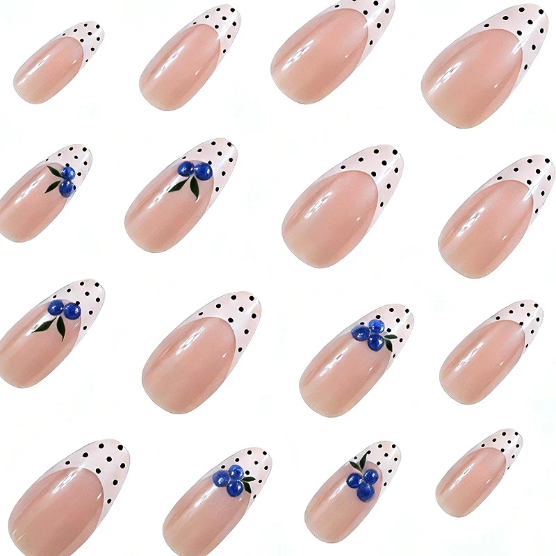 Künstlerische Blumen Design Nagelverstärkung Karnz